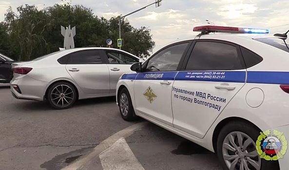 Наряды ДПС провели рейд на дорогах Волгограда в первый день августа